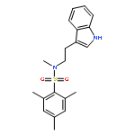 BENZENESULFONAMIDE, N-[2-(1H-INDOL-3-YL)ETHYL]-N,2,4,6-TETRAMETHYL-