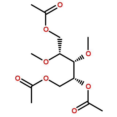 D-Arabinitol, 2,3-di-O-methyl-, triacetate