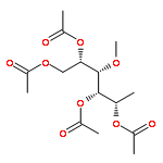 L-Mannitol, 1-deoxy-4-O-methyl-, tetraacetate