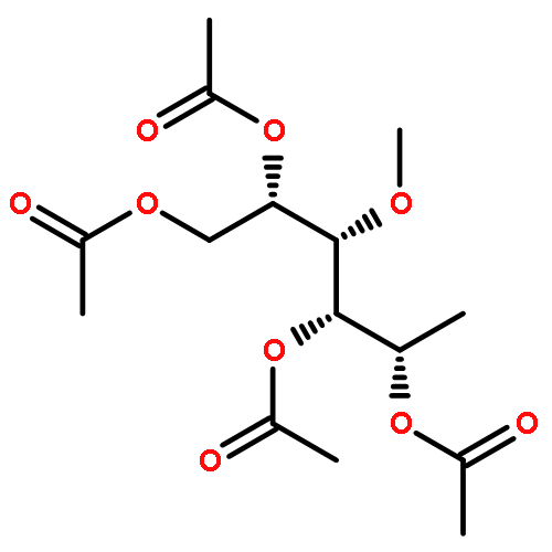 L-Mannitol, 1-deoxy-4-O-methyl-, tetraacetate