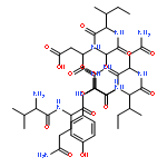 L-valyl-L-glutaminyl-L-alanyl-L-alanyl-L-isoleucyl-L-alpha-aspartyl-L-tyrosyl-L-isoleucyl-L-asparaginylglycine