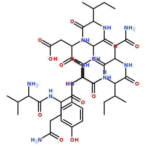 L-valyl-L-glutaminyl-L-alanyl-L-alanyl-L-isoleucyl-L-alpha-aspartyl-L-tyrosyl-L-isoleucyl-L-asparaginylglycine