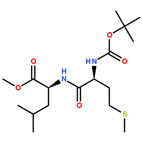 L-Leucine, N-[(1,1-dimethylethoxy)carbonyl]-L-methionyl-, methyl ester