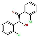 ETHANONE, 1,2-BIS(2-CHLOROPHENYL)-2-HYDROXY-, (2S)-