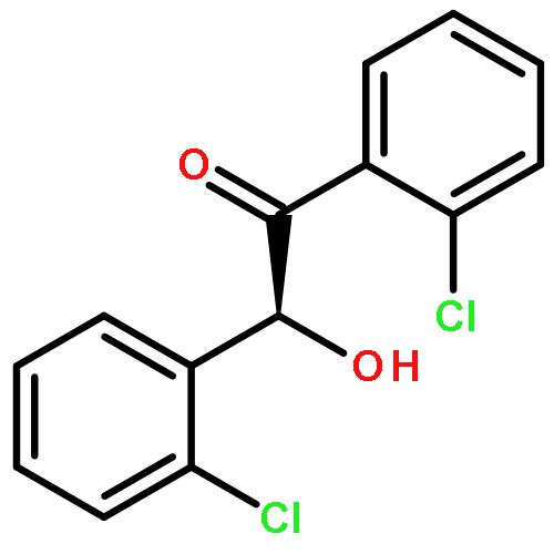 ETHANONE, 1,2-BIS(2-CHLOROPHENYL)-2-HYDROXY-, (2S)-