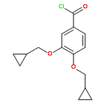 BENZOYL CHLORIDE, 3,4-BIS(CYCLOPROPYLMETHOXY)-