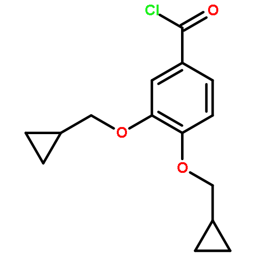 BENZOYL CHLORIDE, 3,4-BIS(CYCLOPROPYLMETHOXY)-