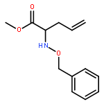 4-Pentenoic acid, 2-[(phenylmethoxy)amino]-, methyl ester