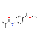 Benzoic acid, 4-[(2-methyl-1-oxo-2-propenyl)amino]-, ethyl ester