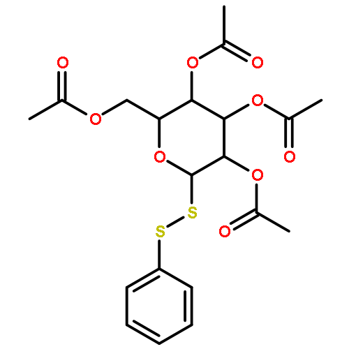 [3,4,5-triacetyloxy-6-(phenyldisulfanyl)oxan-2-yl]methyl Acetate