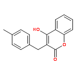 2H-1-BENZOPYRAN-2-ONE, 4-HYDROXY-3-[(4-METHYLPHENYL)METHYL]-