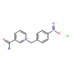 Pyridinium,3-(aminocarbonyl)-1-[(4-nitrophenyl)methyl]-, chloride (1:1)