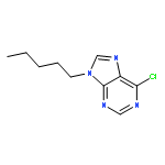 6-chloro-9-pentylpurine