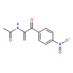 N-[3-(4-nitrophenyl)-3-oxoprop-1-en-2-yl]acetamide