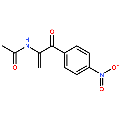 N-[3-(4-nitrophenyl)-3-oxoprop-1-en-2-yl]acetamide