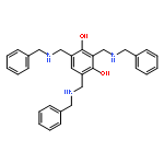 2,4,6-tris[(benzylamino)methyl]benzene-1,3-diol