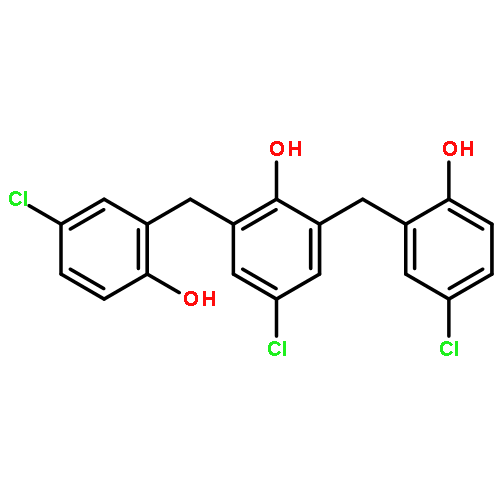 Phenol,4-chloro-2,6-bis[(5-chloro-2-hydroxyphenyl)methyl]-