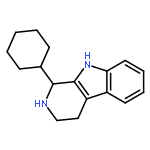 1H-Pyrido[3,4-b]indole, 1-cyclohexyl-2,3,4,9-tetrahydro-