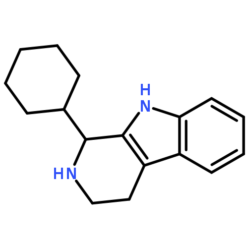 1H-Pyrido[3,4-b]indole, 1-cyclohexyl-2,3,4,9-tetrahydro-