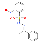 BENZENESULFONIC ACID, 2-NITRO-, (1-PHENYLETHYLIDENE)HYDRAZIDE