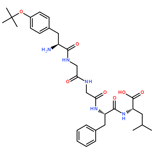 L-Leucine, O-(1,1-dimethylethyl)-L-tyrosylglycylglycyl-L-phenylalanyl-