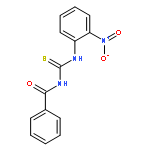 Benzamide, N-[[(2-nitrophenyl)amino]thioxomethyl]-