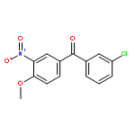 Methanone,(3-chlorophenyl)(4-methoxy-3-nitrophenyl)-