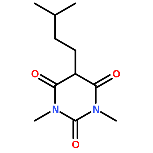 1,3-dimethyl-5-(3-methylbutyl)-1,3-diazinane-2,4,6-trione