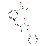 5(4H)-Oxazolone, 4-[(3-nitrophenyl)methylene]-2-phenyl-, (Z)-