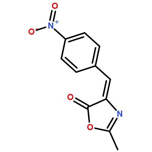 5(4H)-OXAZOLONE, 2-METHYL-4-[(4-NITROPHENYL)METHYLENE]-, (4Z)-