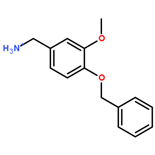 [4-(benzyloxy)-3-methoxyphenyl]methanaminium