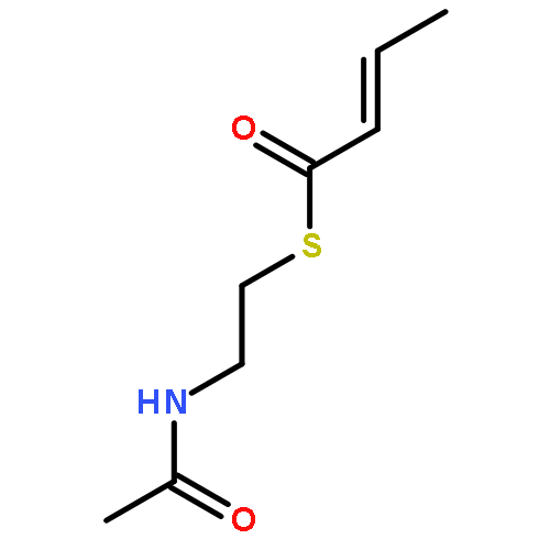 2-BUTENETHIOIC ACID, S-[2-(ACETYLAMINO)ETHYL] ESTER, (E)-