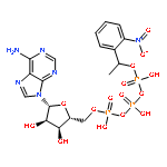 Adenosine5'-(tetrahydrogen triphosphate), P''-[1-(2-nitrophenyl)ethyl] ester (9CI)