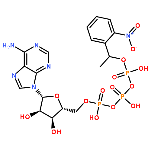 Adenosine5'-(tetrahydrogen triphosphate), P''-[1-(2-nitrophenyl)ethyl] ester (9CI)