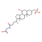 N-[(3alpha,5beta,7alpha,8xi,9xi,14xi,17xi)-7-hydroxy-24-oxo-3-(sulfooxy)cholan-24-yl]glycine