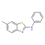 2-BENZOTHIAZOLAMINE, 6-METHYL-N-PHENYL-