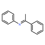 Benzenamine, N-(1-phenylethylidene)-, (E)-