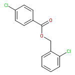 Benzoic acid, 4-chloro-, (2-chlorophenyl)methyl ester