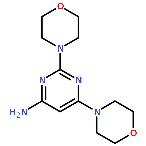 4-PYRIMIDINAMINE, 2,6-DI-4-MORPHOLINYL-