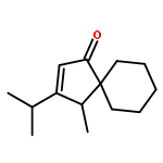 SPIRO[4.5]DEC-2-EN-1-ONE, 4-METHYL-3-(1-METHYLETHYL)-