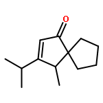 SPIRO[4.4]NON-2-EN-1-ONE, 4-METHYL-3-(1-METHYLETHYL)- (9CI)