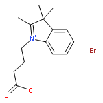 3H-INDOLIUM, 1-(3-CARBOXYPROPYL)-2,3,3-TRIMETHYL-, BROMIDE