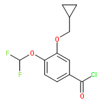 3-(cyclopropylmethoxy)-4-(difluoromethoxy)benzoyl Chloride