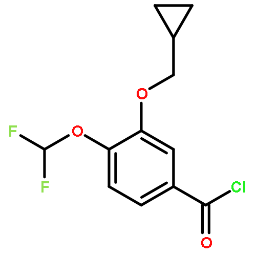 3-(cyclopropylmethoxy)-4-(difluoromethoxy)benzoyl Chloride