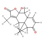 3-oxo-8alpha-hydroxy-10aH-eremophila-1,7(11)-dien-12,8beta-olide