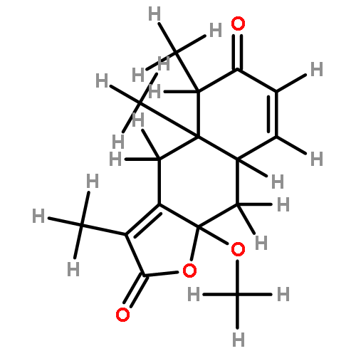 3-oxo-8alpha-methoxy-10aH-eremophila-1,7(11)-dien-12,8beta-olide