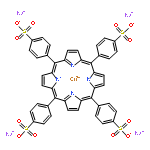 copper(2+) sodium 4,4',4'',4'''-porphine-21,23-diide-5,10,15,20-tetrayltetrabenzenesulfonate (1:4:1)