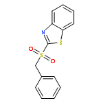 Benzothiazole, 2-[(phenylmethyl)sulfonyl]-