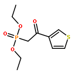 Phosphonic acid, [2-oxo-2-(3-thienyl)ethyl]-, diethyl ester