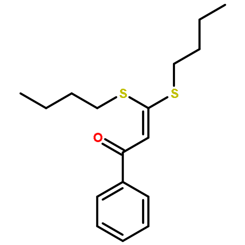 2-PROPEN-1-ONE, 3,3-BIS(BUTYLTHIO)-1-PHENYL-